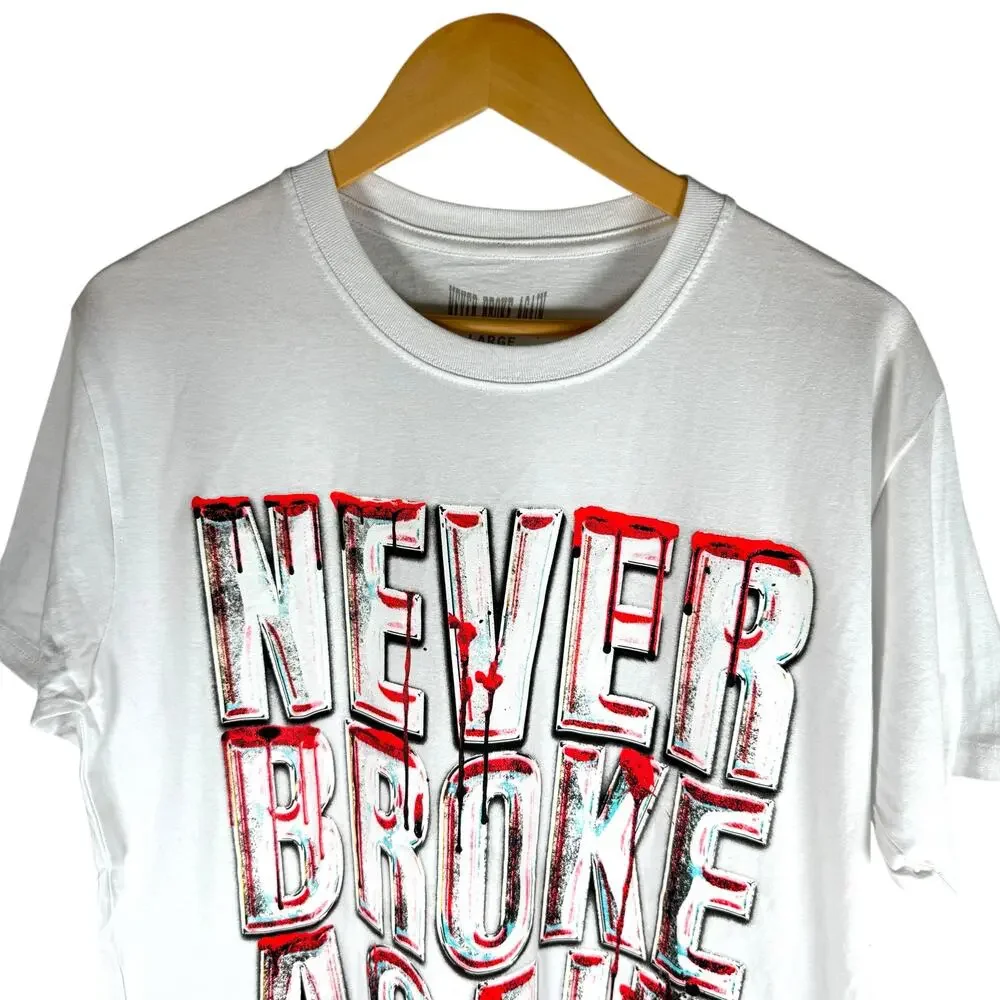 Never Broke Again Bloody Drip Big Logo T-shirt Men’s L - Streetwear HipHop Rap - Picture 5 of 12